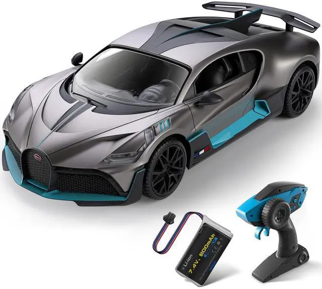 Main image of Remote Control Car, Bugatti Divo 1/12 Scale Rc Cars 12Km/h, 2.4Ghz Licensed Model Car 7.4V 900mAh Toy Car Headlight for Adults Boys Girls Age 6-12 Years Birthday Ideas Gift