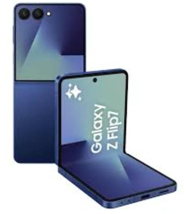 Main image of Samsung Galaxy Z Flip7 5G SM-F766U 256GB - Blue Shadow Unlocked - MINT 10/10!
