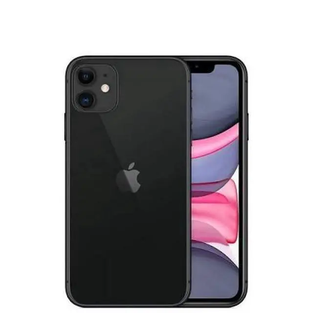Alt view image 2 of 2 - Apple iPhone 11 64GB - Black Unlocked - Excellent 9/10! Black