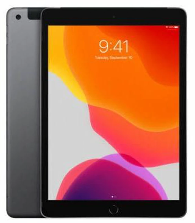 Main image of Apple iPad 7th Gen 10.2in Wi-Fi + 4G 32GB - Space Grey - EXCELLENT 9/10