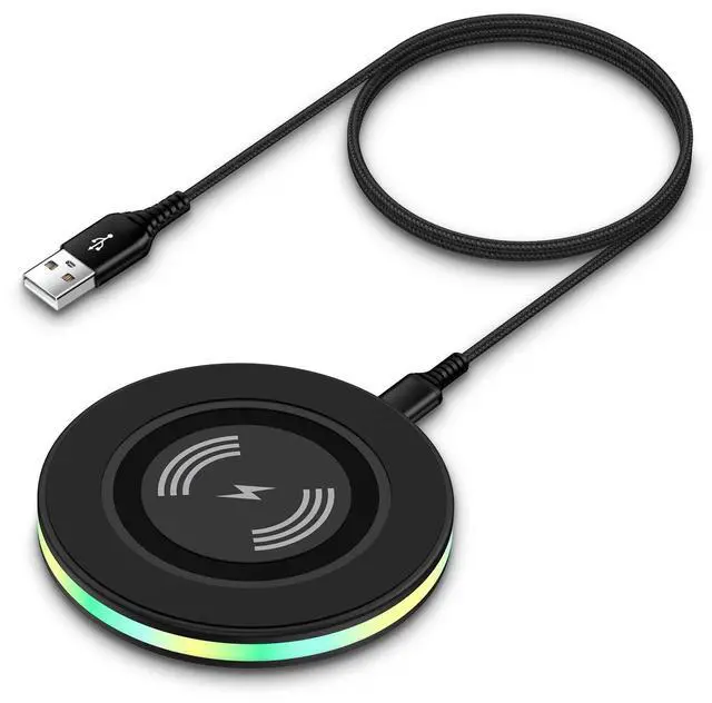 Main image of Wireless Charger Samsung Fast Charging Pad Wireless Phone Charger for Android Samsung Galaxy S26 S25 Ultra S25 S24 S23 S22 S21,Wireless Charging Station Cargador Inalámbrico para for iPhone 17 16