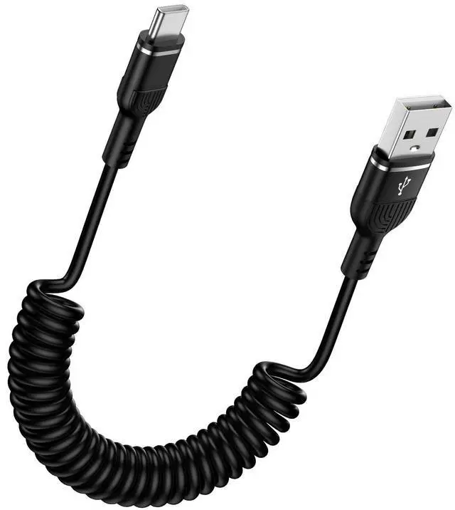 Main image of USB C Coiled iPhone 17 Charger Cord Retractable Car Charger Cable for iPhone 17 Pro Max Air 17 Pro 16e 16 Plus 16 Pro Max 15,4FT Android Auto Fast Charging Coiled Cord for Samsung Galaxy A17 A16 S25FE