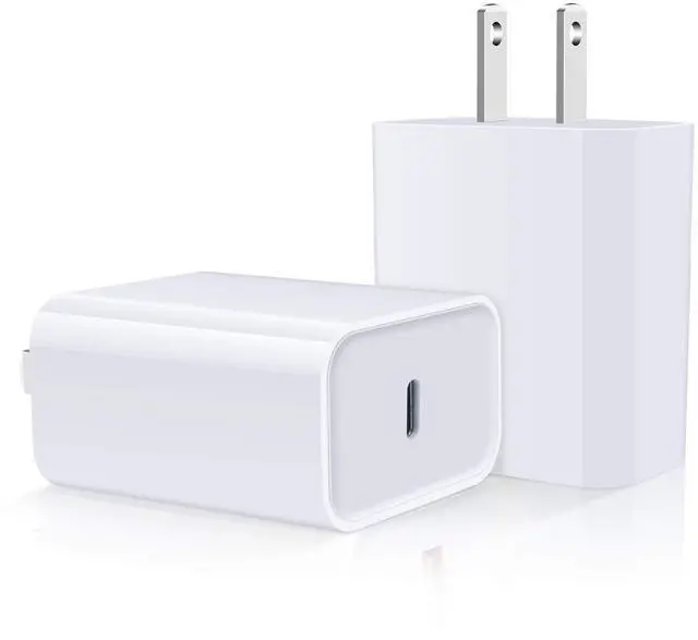 Main image of iPhone 16e Fast Charger Block, 2Pack 20W USB C Power Adapter Type C Wall Charger for iPhone 17/Air/17 Pro/17 Pro Max/16e/16/16 Pro/16 Pro Max/16 Plus/15/14/13/12/11/Pro/Max/Mini/SE/XR/XS, Pixel 10 9a