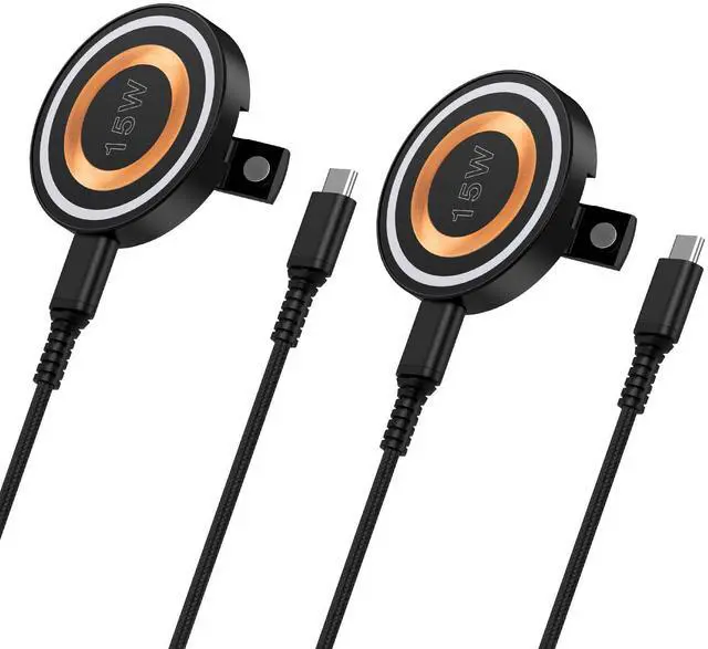 Main image of Samsung S25 S24 Fast Wireless Charging Pad for Galaxy S26 S25 S24 S23 S22 S21 S20 Ultra FE Z Fold Flip 6 5 Pixel 10A 9 8 7 Pro,15W Magnetic Wireless Magsafe Charging Station for iPhone 17 16 Pro Plus