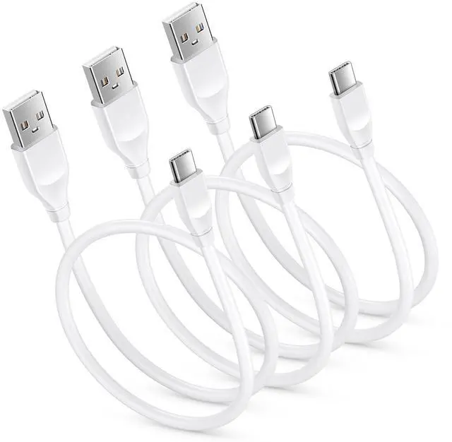 Main image of Samsung S25 Fast Charging Cable 3Pack Short USB C Cable 3ft USB A to Type C 3A Charging Cord for Galaxy A14 A15 A16 A54 5G Z Flip Fold 7 6 5 A24 A53 A13 S24 S23 Ultra S22 S21 S20 S10 Note20,Pixel
