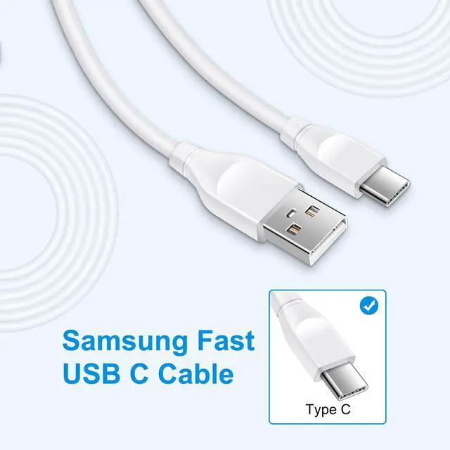 Alt view image 5 of 7 - Samsung S25 Fast Charging Cable 3Pack Short USB C Cable 3ft USB A to Type C 3A Charging Cord for Galaxy A14 A15 A16 A54 5G Z Flip Fold 7 6 5 A24 A53 A13 S24 S23 Ultra S22 S21 S20 S10 Note20,Pixel