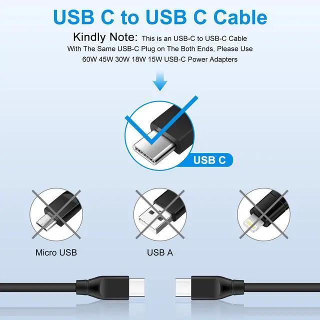 Alt view image 5 of 7 - C Charger Cord 9FT Samsung S25 Fast Charging Cable for Galaxy A16 A15 A14 5G A54 A24 A53 A13 5G A23 A34 A03S S24 S23 S22 S21 S20 S10 Ultra Z Fold Flip 6 5,2Pack Long USB C to USB C Cable for Pixel 9 8