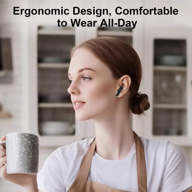 Alt view image 7 of 7 - for iPhone 17e 17 Pro Max Air, Earbuds Wireless Earphones for iPhone 16e, 16, 16 Pro Max, 16 Pro, 16 Plus, Bluetooth 5.3 Headphones Ear Buds Headset for 15 14 13 12 11 Mini SE XR X XS Max 8 7