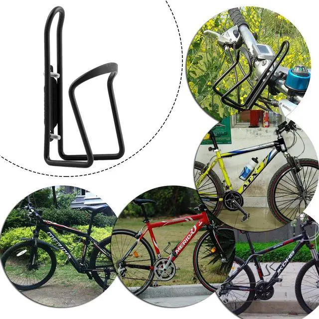 Alt view image 7 of 7 - Aluminum Alloy Biking Bicycle Water Bottle Cage Holder, Cycling Bike Water Bottle Cage