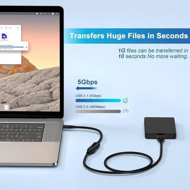 Alt view image 2 of 7 - USB to USB C Adapter Cable Type C OTG Cable for iPhone 17e 17 Pro Max 17Pro 17 Air 16 Plus 15, USB A Female to USB C Male OTG Adapter Cord for Type-C Macbook Pro/Air iPad Samsung Galaxy S26 S25 Camera