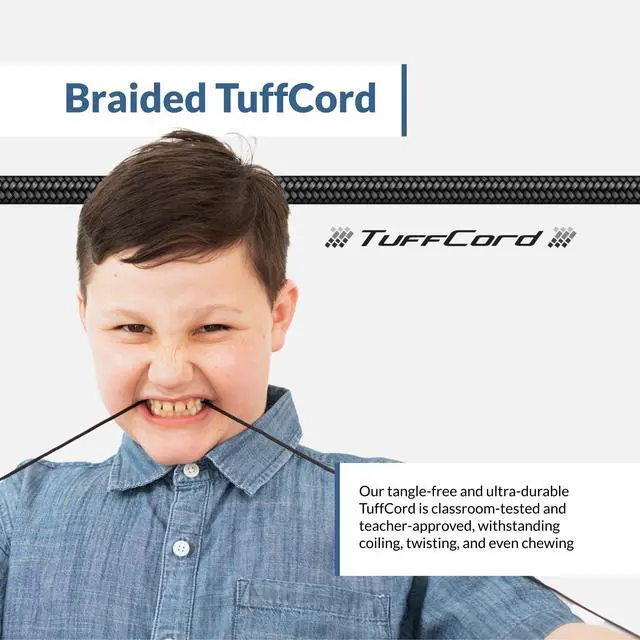 Alt view image 4 of 6 - 3.5mm Stereo Headphones for PCs and Other 3.5mm Devices in The Office, Classroom or Home (ACM-6004)