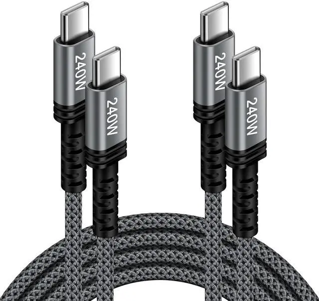 Main image of 240W USB C Cable Fast Charging for iPhone 17 Air 17 Pro 17 Pro Max 16 Plus 16 15 Pro,3FT Carplay Car USBC to USBC Cord Android Phone Woven Cable for Samsung Galaxy S26/S26 Ultra/S26+/S25 Ultra S24 S23