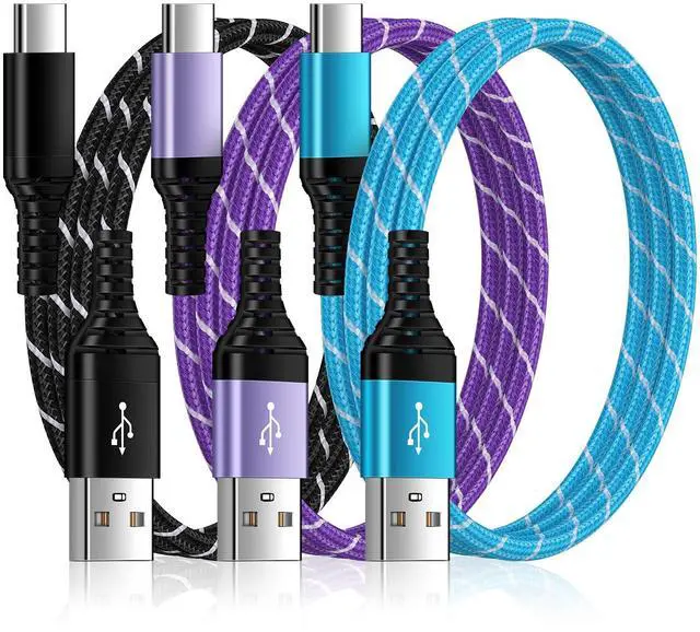Main image of Car Carplay Cable for iPhone 17 16 15 Car Charger for i Phone 17 Charging Cable for iPhone 17 Pro Max Air 16e 16 Pro Max 15 Plus,3Pack 6FT USB A to USB C Android Charging Wire Type C Car Charger Cord