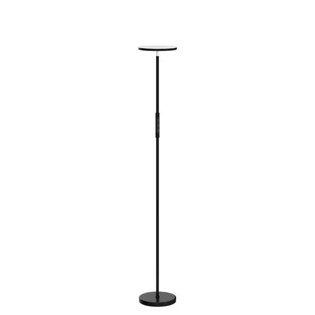 Alt view image 4 of 7 - Floor Lamp, Upgraded 40W 4000LM Super Bright Torchiere LED Floor Lamps for Living Room, Stepless Dimmable Color Temperature 2700K-6500K with Remote & Touch Control, Standing Light for Bedroom Office