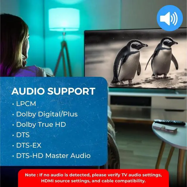 Alt view image 7 of 7 - 8K 2x1 HDMI Switch 4K@120hz - Auto HDMI Selector 48Gbps High Resolution Switch Between 2 Inputs Perfect for Gaming, PS5, Xbox, HDR10, Dolby Vision