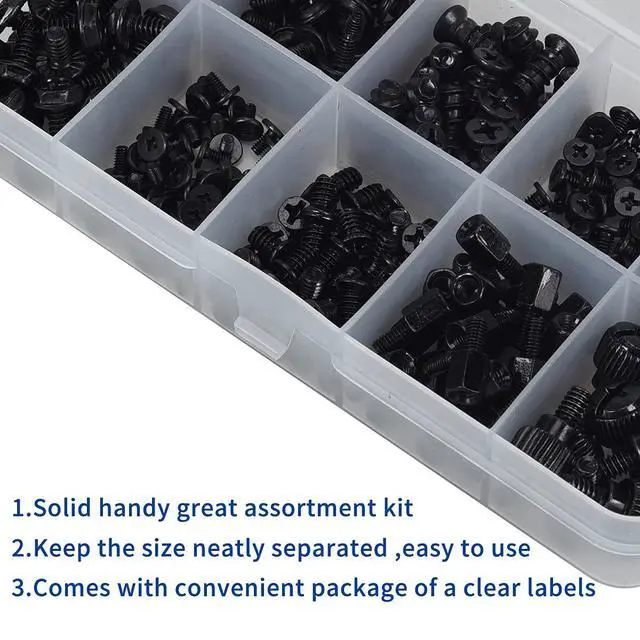 Alt view image 5 of 7 - 400PCS Computer Screws Motherboard Standoffs Assortment Kit for Universal Motherboard, HDD, SSD, Hard Drive,Fan, Power Supply, Graphics, PC Case for DIY & Repair