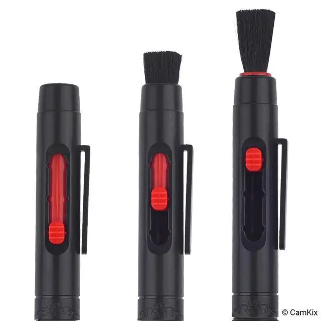 Alt view image 4 of 7 - Camera Lens Cleaning Kit - Air Blower, Cleaning Brush, 2in1 Lens Cleaning Pen, 50 Individually Wrapped Wet Tissues and 4 Microfiber Cloths