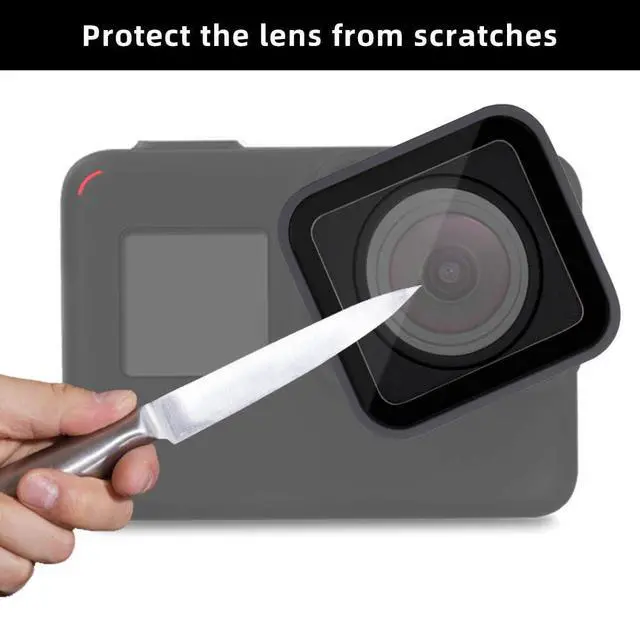 Alt view image 6 of 7 - Protective Lens Replacement for GoPro Hero 6/5 Black Glass Cover Case Action Camera Accessories Kits(Gray)