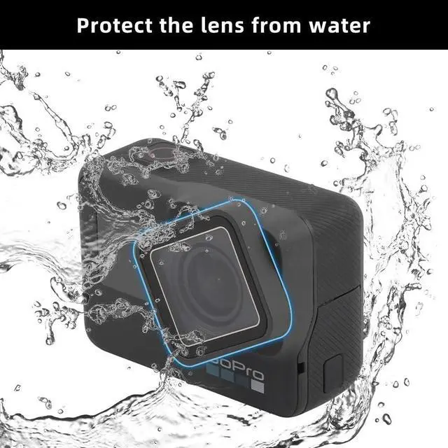 Alt view image 5 of 7 - Protective Lens Replacement for GoPro Hero 6/5 Black Glass Cover Case Action Camera Accessories Kits(Gray)