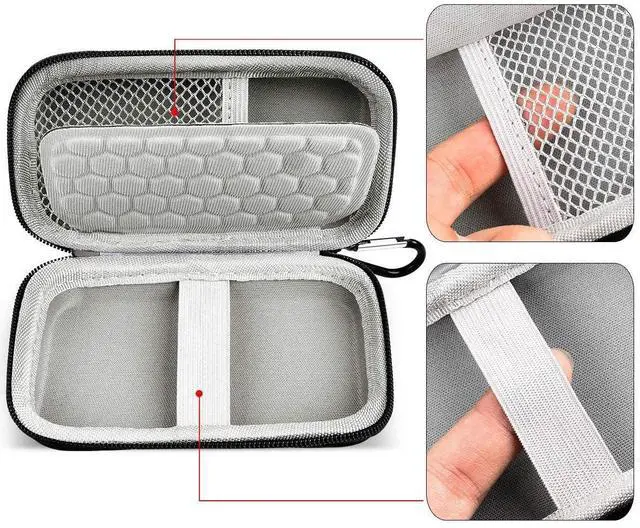 Alt view image 5 of 7 - Hard Case Compatible with SanDisk Extreme PRO 500GB 1TB 2TB 4TB Portable External SSD. Carrying Travel Holder for Crucial X8 Solid State Drive (Box Only)