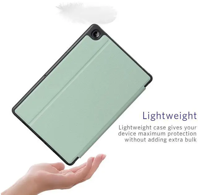Alt view image 7 of 7 - Case for Samsung Galaxy Tab A11+ Plus 11 2025, Multi-Viewing Angles, All New PU Leather Folio Stand Cover with Auto Sleep Wake Feature for Samsung Galaxy Tab A11+ Tablet 11-inch, Sage Green