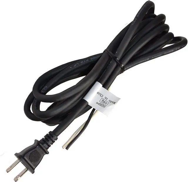 Alt view image 4 of 7 - Replacement AC Power Cord 16 AWG 2 Wire UL Listed - Compatible with Makita 664265-4 LS1011 LS1020 LS1030 LS1000 Miter Saw Cable