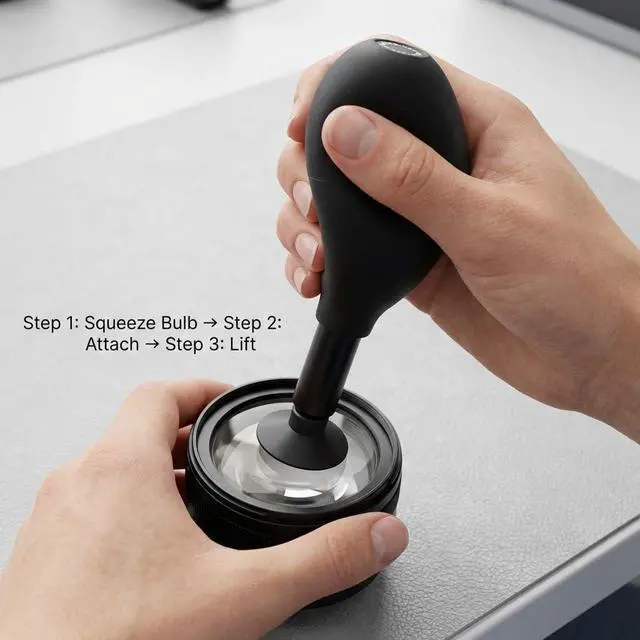 Alt view image 3 of 7 - 8-in-1 Lens Sucker Kit | Interchangeable Anti-Static, ESD Conductive Silicone Suction Cup Set for Lens Repair and Cleaning, Watches & Electronics | Precision Cleaner Tool