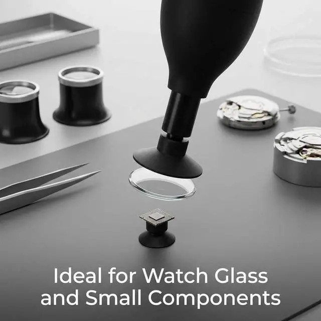 Alt view image 5 of 7 - 8-in-1 Lens Sucker Kit | Interchangeable Anti-Static, ESD Conductive Silicone Suction Cup Set for Lens Repair and Cleaning, Watches & Electronics | Precision Cleaner Tool