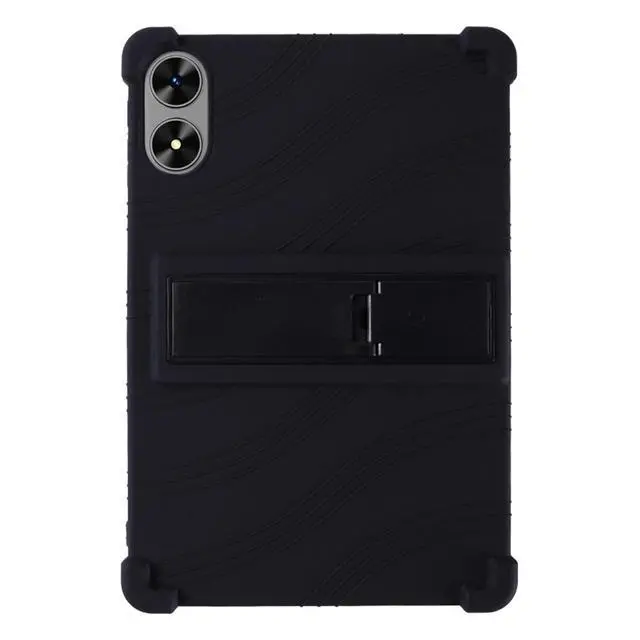 Alt view image 3 of 7 - Case for SHARECLOUD P10_T/P10C Tablet,Kids Friendly Soft Silicone Adjustable Stand Cover for Frameflow P10_A 10.1 Inch Tablets (Black)