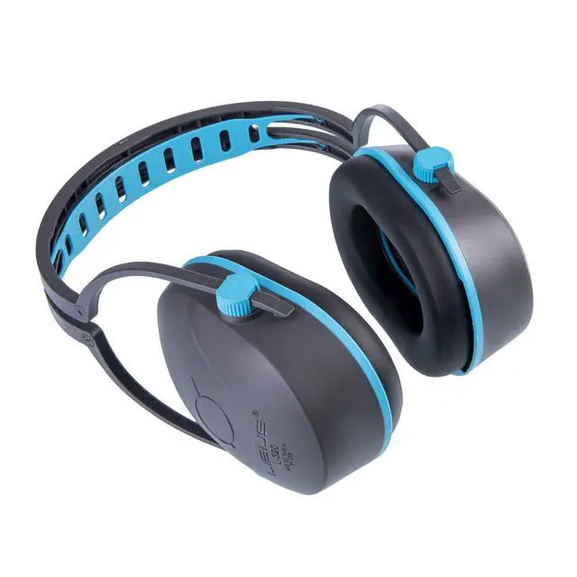 Alt view image 7 of 7 - L320 hearing protection, noise reduction earmuffs, NRR 22db, shooting, construction, comfortable headband, washable earmuff, adjustable for great fit for most adults