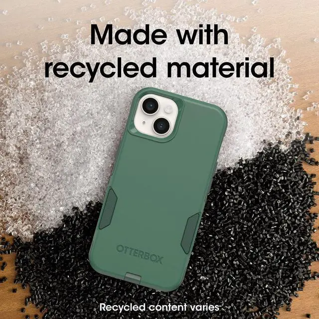 Alt view image 6 of 6 - iPhone 14 & iPhone 13 Commuter Series Case - TREES COMPANY (Green), slim & tough, pocket-friendly, with port protection