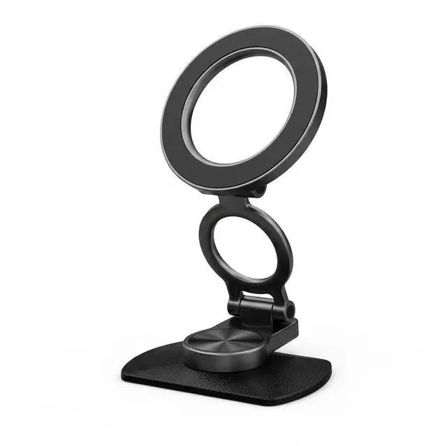 Main image of Car Phone Holder for MagSafe, N52 Strong Magnetic 3M Adhesive Dashboard Mount, 57mm Ultra-Thin Foldable (0.75"), 360° Swivel + 75°~210° Tilt, Car Phone Stand for iPhone