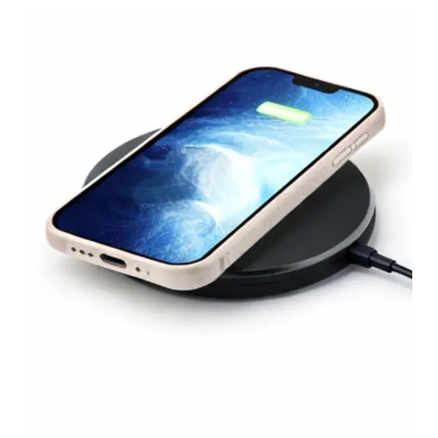 Alt view image 2 of 4 - Wheat Straw TPU Case for iPhone 14, Lightweight Protective Phone Cover, White