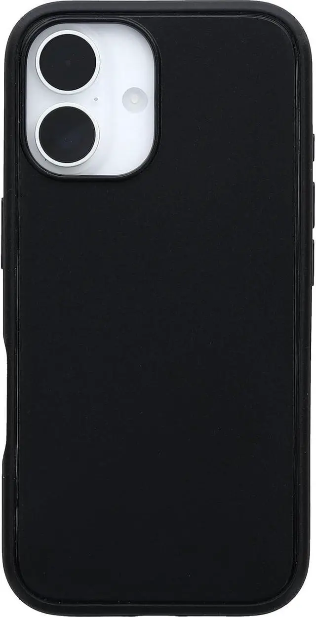 Alt view image 5 of 6 - iPhone 16 - Symmetry Series+ Case - Black -Snaps to MagSafe - Ultra-Sleek - Raised Edges Protect Camera & Screen - Non-Retail Packaging