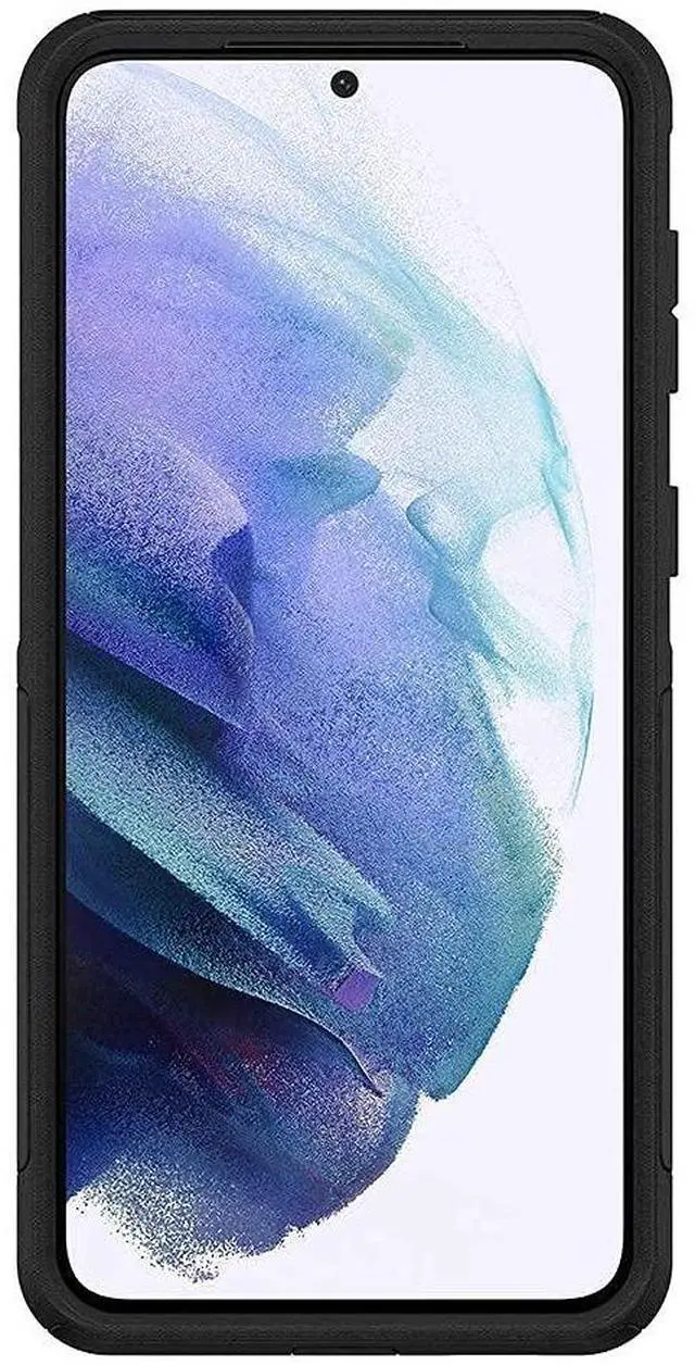 Alt view image 3 of 7 - Galaxy S21+ 5G (ONLY - Does NOT FIT Non-Plus Size or Ultra) Commuter Series Case - Does NOT FIT Non-Plus Size or Ultra - Black, Slim & Tough, Pocket-Friendly, with Port Protection