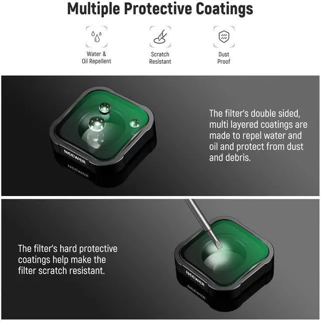 Alt view image 5 of 7 - 15X Magnification Lens 7-10cm Focal Distance for Macro Photography Close Up, Compatible with GoPro Hero 13 12 11 10 9 Action Camera, Not Waterproof, LS-31