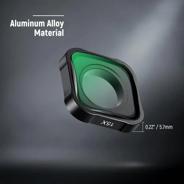 Alt view image 6 of 7 - 15X Magnification Lens 7-10cm Focal Distance for Macro Photography Close Up, Compatible with GoPro Hero 13 12 11 10 9 Action Camera, Not Waterproof, LS-31