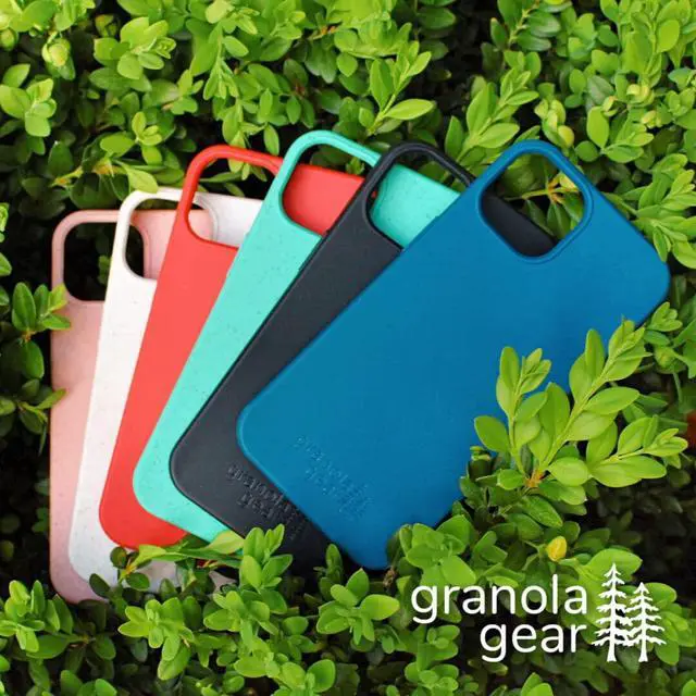 Alt view image 7 of 7 - Eco by - Eco-Friendly Phone Case for iPhone 15 - Biodegradable, Compostable, Plastic-Free, Made from Plants - Pacific Blue