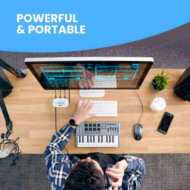 Alt view image 5 of 7 - JUST Mixer S Portable 3 Channels Stereo IN Mini Audio Mixer/2 Stereo Output/Battery/USB Power/3C Device