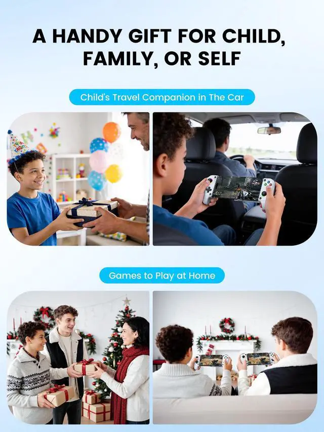 Alt view image 7 of 7 - MC1 Phone Controller for iPhone & Android Ergonomic Grip, Low Latency, Case Friendly, Bluetooth Mobile Controller with Hall Effect Joysticks, Turbo, Portable Travel Companion for Car/Leisure
