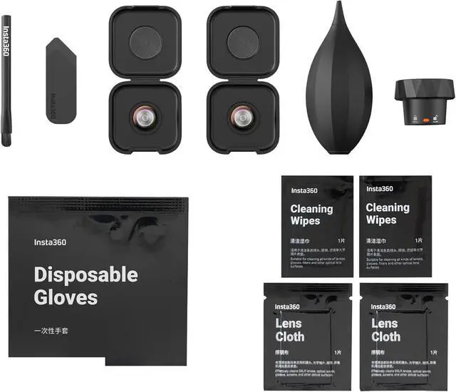 Alt view image 2 of 5 - X4 Air Replacement Lens Complete Kit | with 2× Official Replaceable Lenses for Insta360 X4 Air, Plus Tools to Replace and Clean The Lens