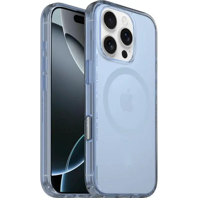 Alt view image 4 of 6 - iPhone 16 Pro Symmetry Series Clear Case - Blue Bliss - Ultra-Thin, Sleek iPhone Case, Colorful Opaque iPhone Case