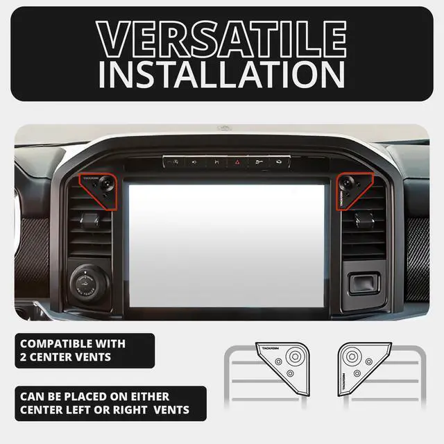 Alt view image 6 of 7 - Link Vent Mount Magnetic Phone Holder - Compatible with MagSafe, 2021-2025 Ford F150 & Raptor, 2023-2025 Ford Super Duty | Billet Aluminum | Zero Slip | 2" Arm | Black