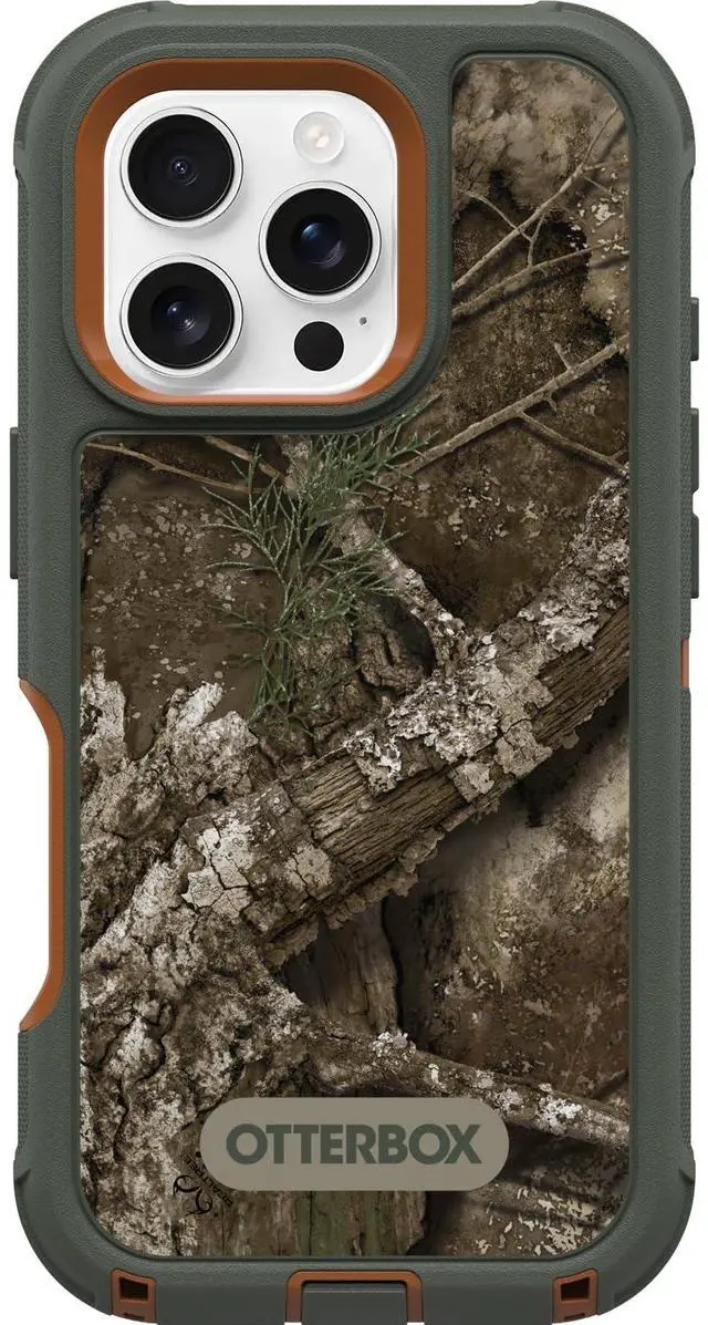 Main image of iPhone 16 Pro Defender Series Case - Realtree APX, Tough, Rugged & Durable iPhone Case, Snaps on MagSafe, Multi-Layer, Impact Absorbing iPhone Case
