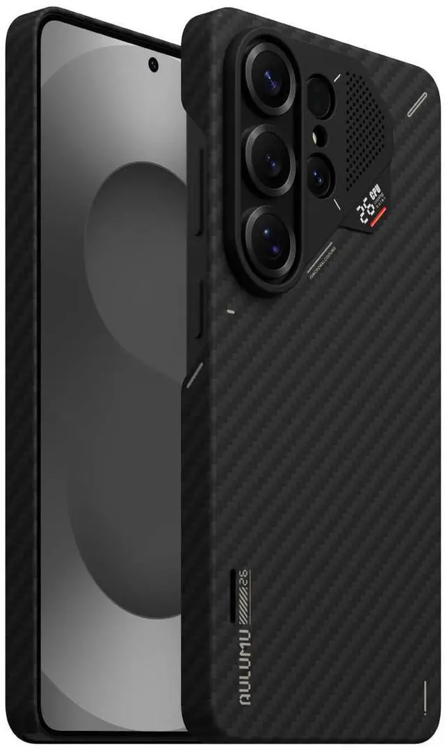 Main image of S26 Ultra Galaxy Aramid Fiber Magnetic Case | 1500D Ultra Slim Woven | Compatible with MagSafe | Passive Cooling Samsung Galaxy S26 Ultra Case