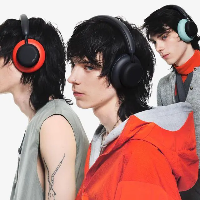 Alt view image 6 of 7 - Headphone Pro Active Noise Canceling Wireless Headphones Bluetooth 5.4 Over The Ear Headset, 50H ANC Playtime, Bass&Treble Slider, Custom EQ&Spatial Audio, Hi-Res LDAC, Dark Grey