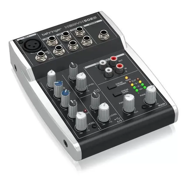 Alt view image 2 of 2 - XENYX 502S Premium Analog 5-Input Mixer with USB Streaming Interface