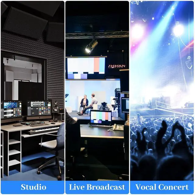 Alt view image 6 of 6 - 6-Channel Professional Audio Mixer, FX-6usb Mixing Console with XLR Inputs, Bluetooth, 99 DSP Effects, MP3, USB Interface for Podcast, Music, Recording, PC 13.39"x3.54"x12.60"inches