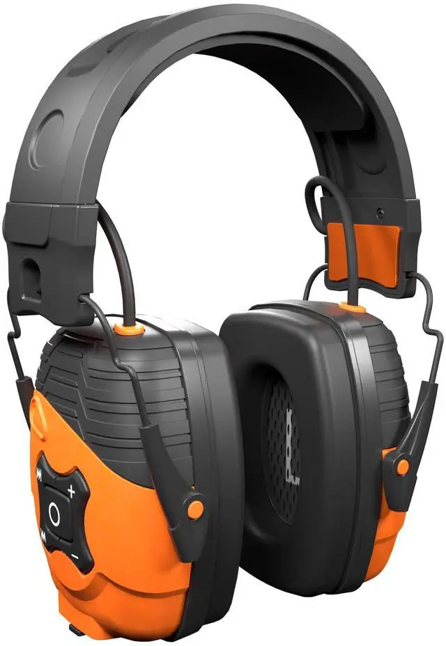 Main image of Link Bluetooth Earmuffs Bluetooth Ear Protection Headphones for Work, Mowing, and Construction, 25 dB NRR OSHA Approved Headphones, Ultra-Durable Hearing Protection