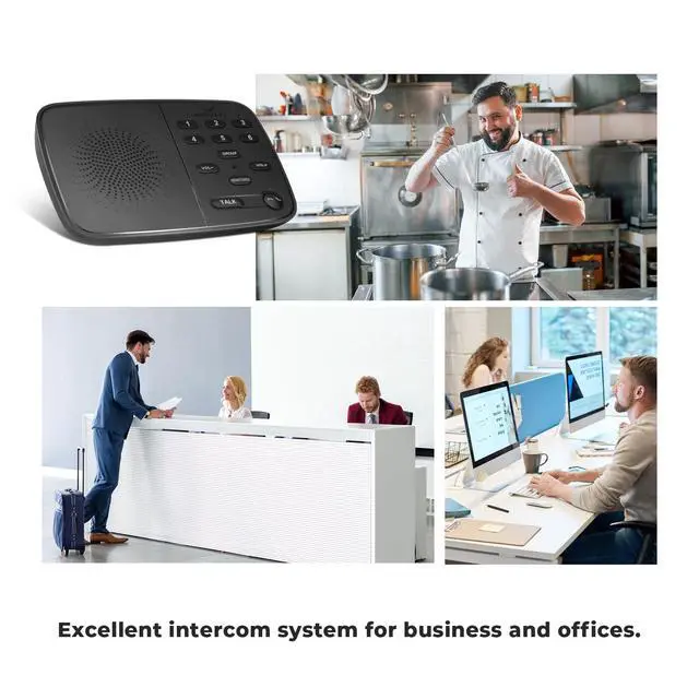 Alt view image 7 of 7 - UltraSpeak Pro Intercoms Wireless for Home, 2025 Two-Way Real-time Intercom Full Duplex Intercom System for Home Use, House Intercom System for Business with 1300 Feet Range (2Packs)
